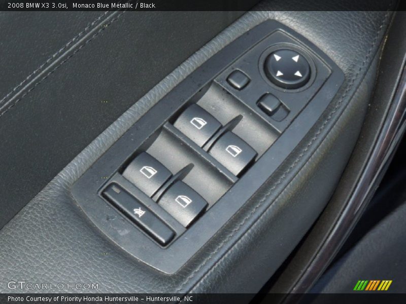 Monaco Blue Metallic / Black 2008 BMW X3 3.0si