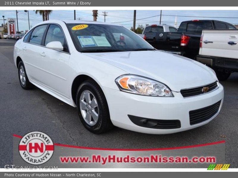 Summit White / Ebony 2011 Chevrolet Impala LT