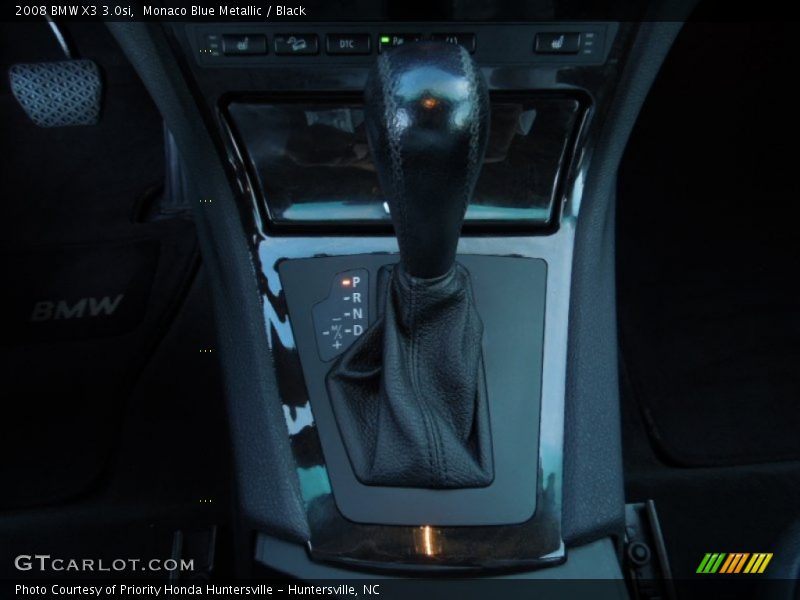 Monaco Blue Metallic / Black 2008 BMW X3 3.0si