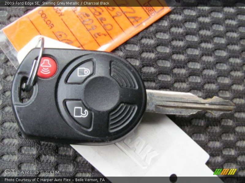 Sterling Grey Metallic / Charcoal Black 2009 Ford Edge SE