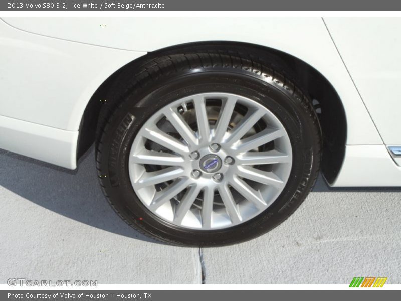 Ice White / Soft Beige/Anthracite 2013 Volvo S80 3.2