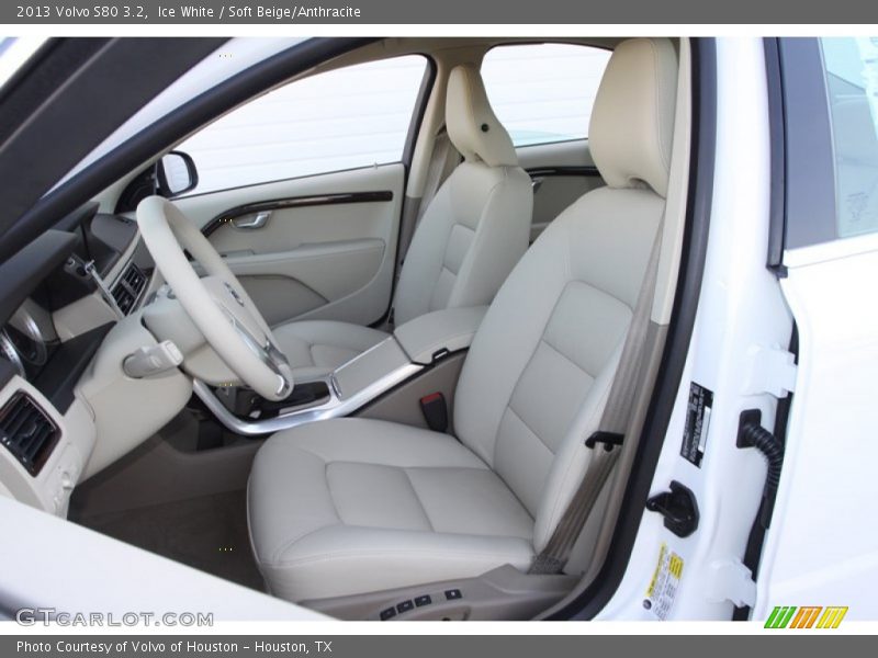  2013 S80 3.2 Soft Beige/Anthracite Interior