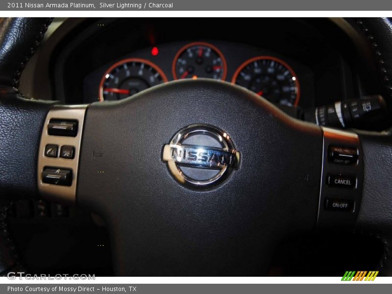 Silver Lightning / Charcoal 2011 Nissan Armada Platinum