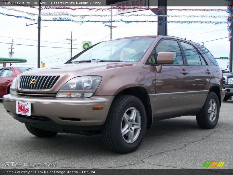 Desert Bronze Metallic / Ivory 1999 Lexus RX 300 AWD