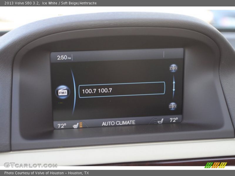 Ice White / Soft Beige/Anthracite 2013 Volvo S80 3.2