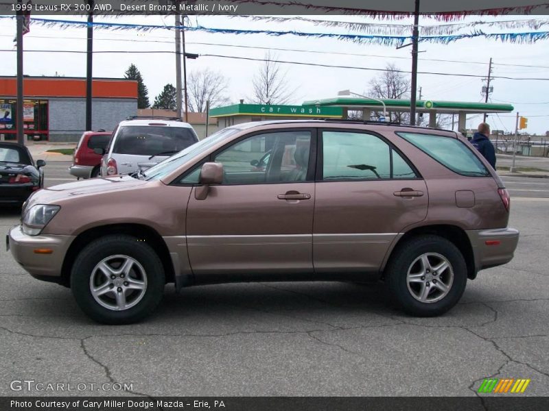 Desert Bronze Metallic / Ivory 1999 Lexus RX 300 AWD