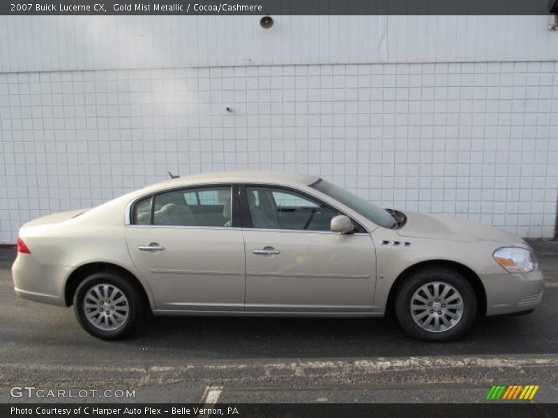 Gold Mist Metallic / Cocoa/Cashmere 2007 Buick Lucerne CX