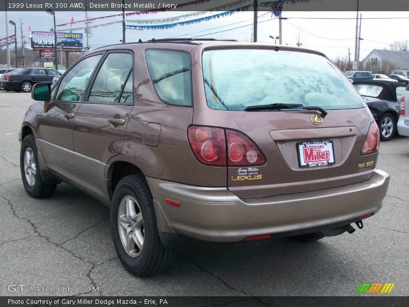Desert Bronze Metallic / Ivory 1999 Lexus RX 300 AWD