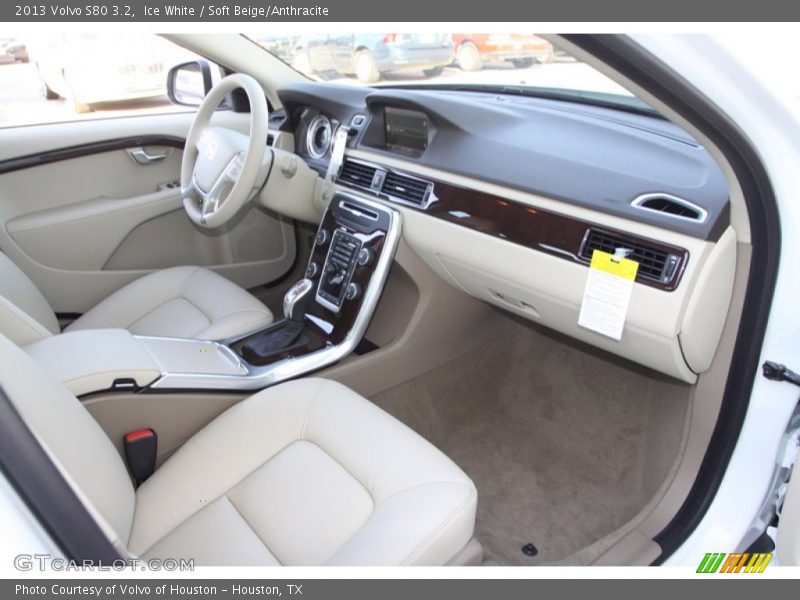  2013 S80 3.2 Soft Beige/Anthracite Interior