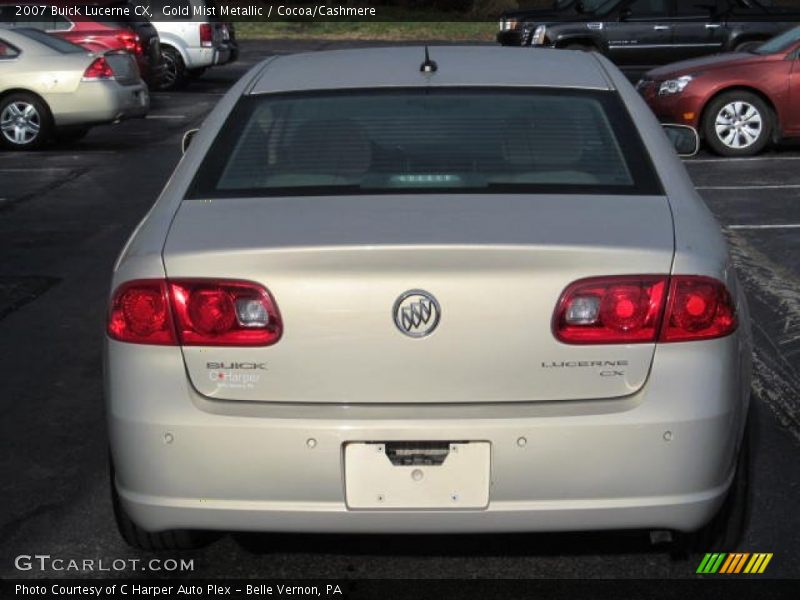 Gold Mist Metallic / Cocoa/Cashmere 2007 Buick Lucerne CX