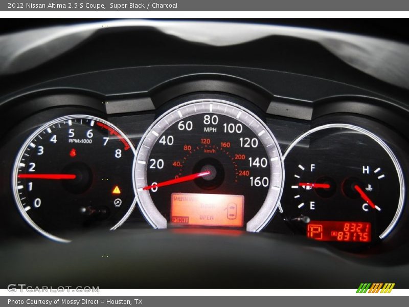 Super Black / Charcoal 2012 Nissan Altima 2.5 S Coupe
