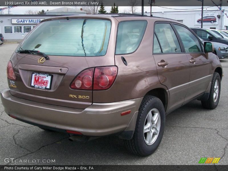 Desert Bronze Metallic / Ivory 1999 Lexus RX 300 AWD