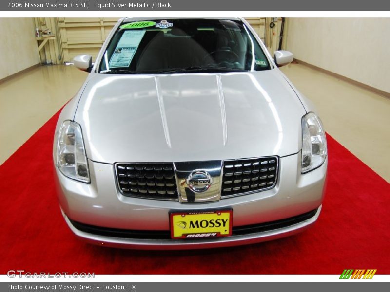 Liquid Silver Metallic / Black 2006 Nissan Maxima 3.5 SE
