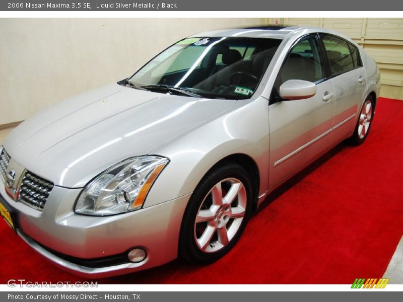 Liquid Silver Metallic / Black 2006 Nissan Maxima 3.5 SE