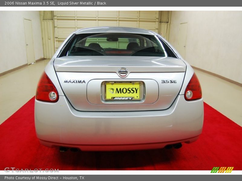 Liquid Silver Metallic / Black 2006 Nissan Maxima 3.5 SE