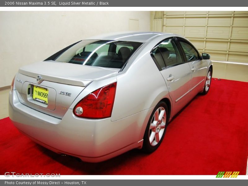 Liquid Silver Metallic / Black 2006 Nissan Maxima 3.5 SE