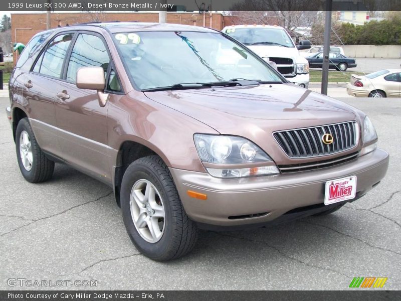 Desert Bronze Metallic / Ivory 1999 Lexus RX 300 AWD