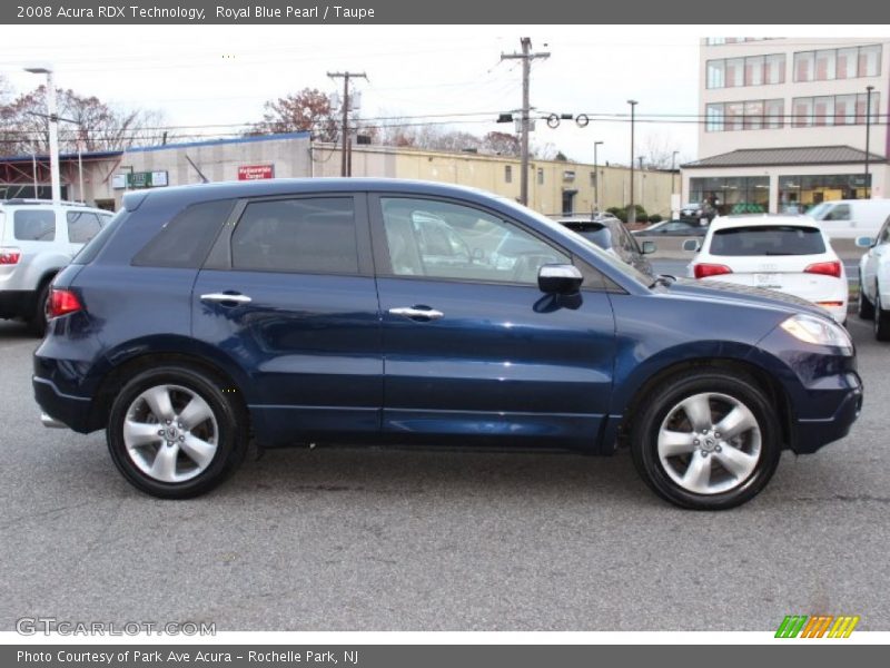Royal Blue Pearl / Taupe 2008 Acura RDX Technology