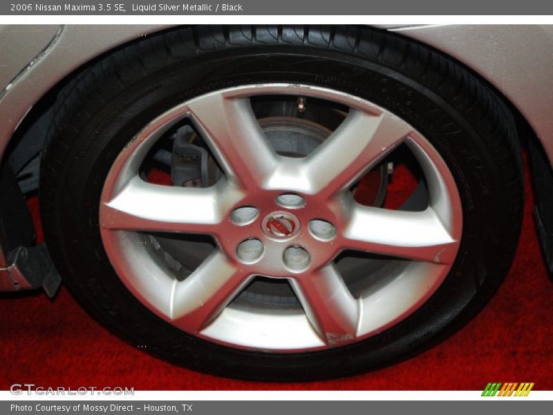 Liquid Silver Metallic / Black 2006 Nissan Maxima 3.5 SE