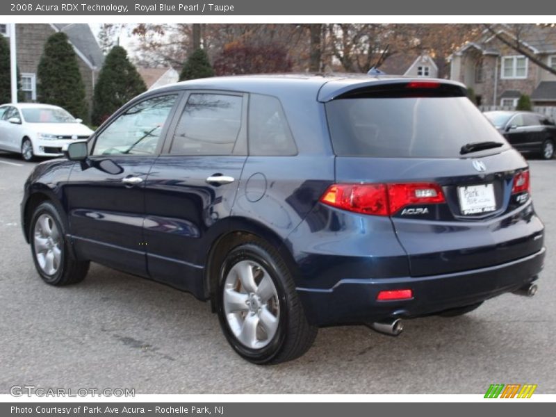 Royal Blue Pearl / Taupe 2008 Acura RDX Technology