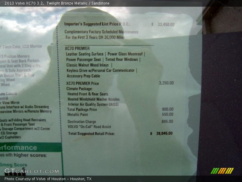 Twilight Bronze Metallic / Sandstone 2013 Volvo XC70 3.2
