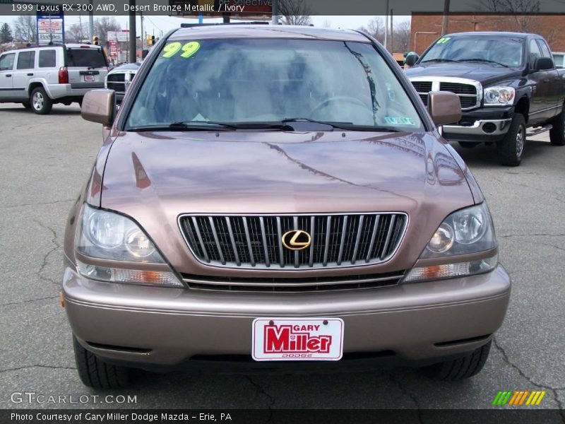 Desert Bronze Metallic / Ivory 1999 Lexus RX 300 AWD
