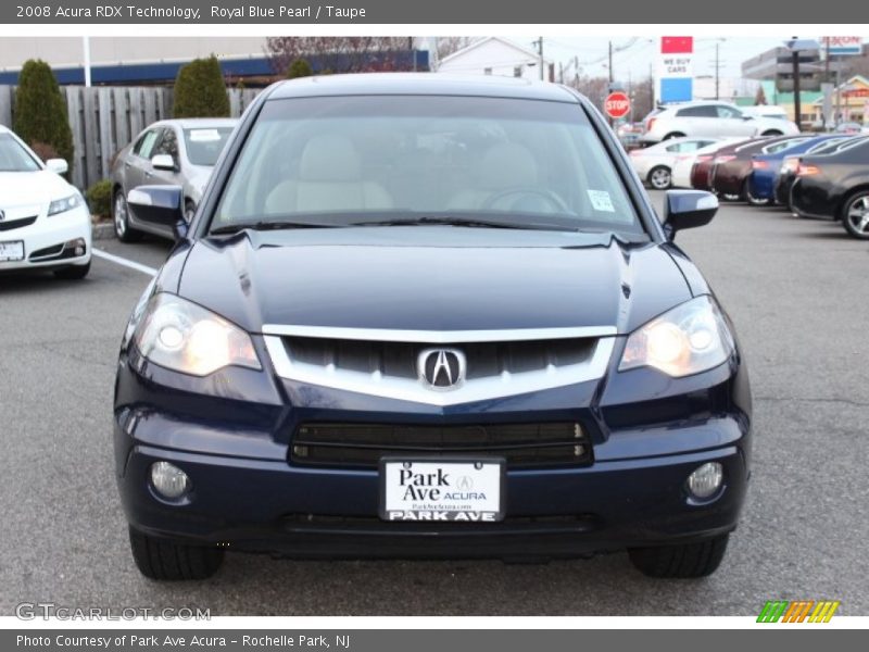 Royal Blue Pearl / Taupe 2008 Acura RDX Technology