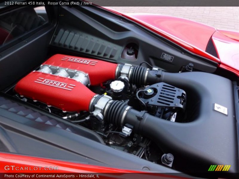  2012 458 Italia Engine - 4.5 Liter DI DOHC 32-Valve VVT V8