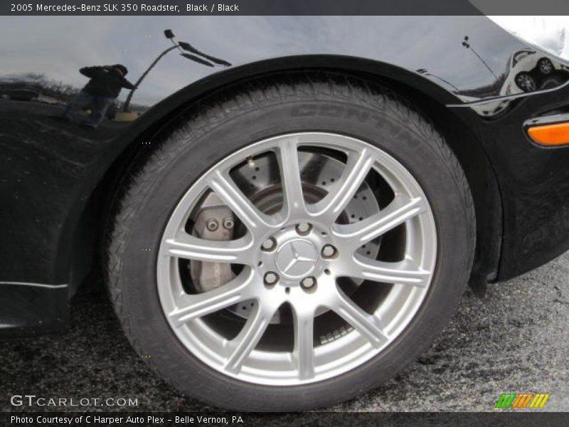 Black / Black 2005 Mercedes-Benz SLK 350 Roadster