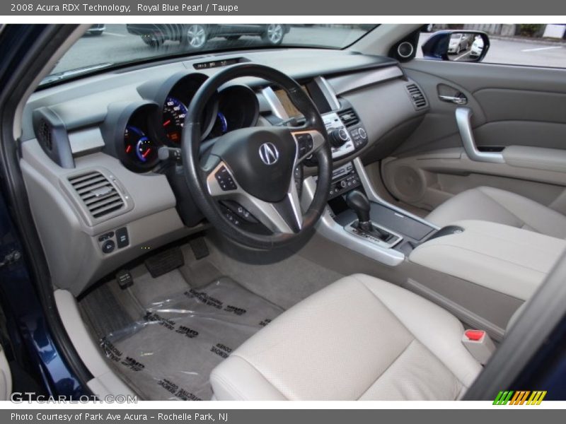 Royal Blue Pearl / Taupe 2008 Acura RDX Technology