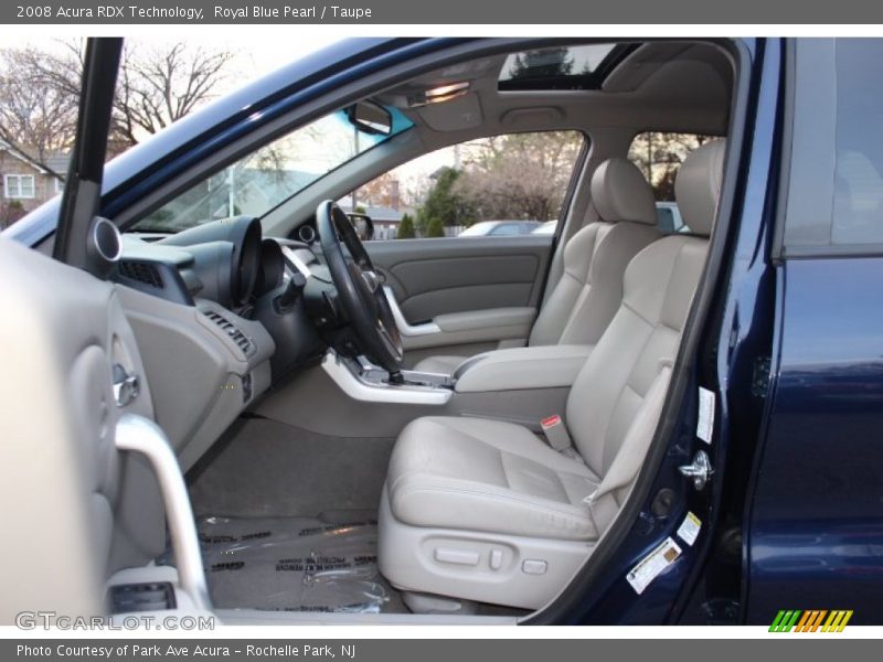 Royal Blue Pearl / Taupe 2008 Acura RDX Technology