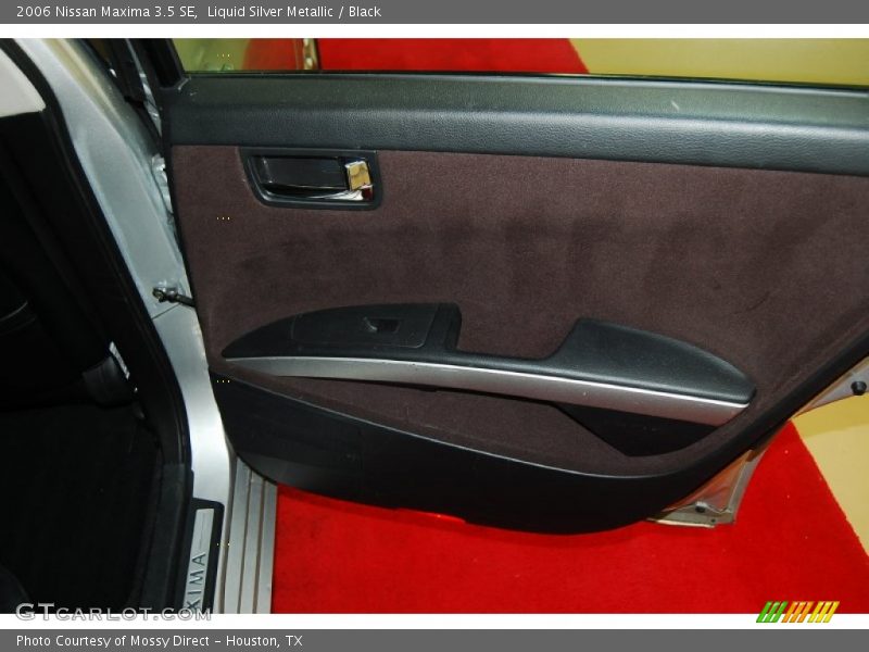 Liquid Silver Metallic / Black 2006 Nissan Maxima 3.5 SE