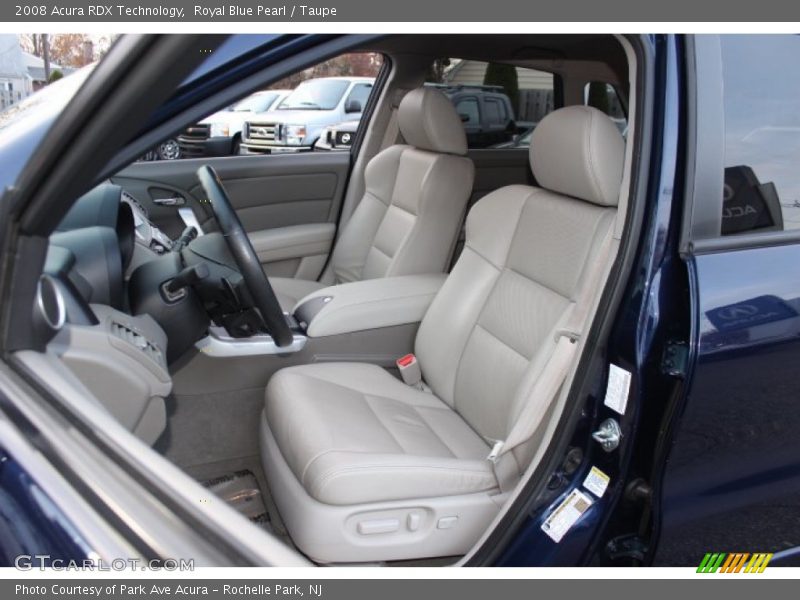 Royal Blue Pearl / Taupe 2008 Acura RDX Technology
