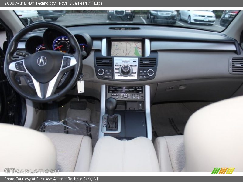 Royal Blue Pearl / Taupe 2008 Acura RDX Technology