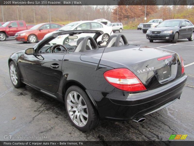Black / Black 2005 Mercedes-Benz SLK 350 Roadster