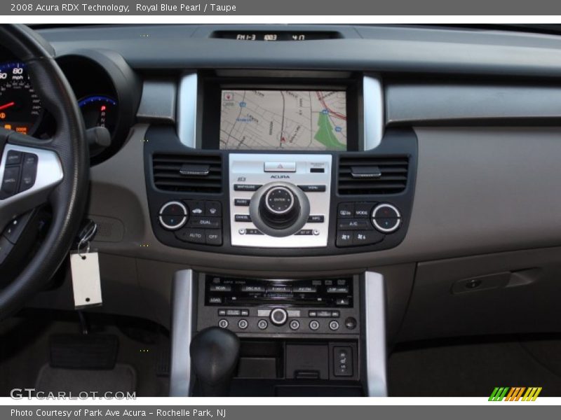 Royal Blue Pearl / Taupe 2008 Acura RDX Technology
