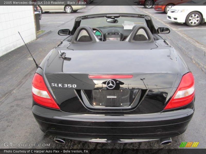 Black / Black 2005 Mercedes-Benz SLK 350 Roadster
