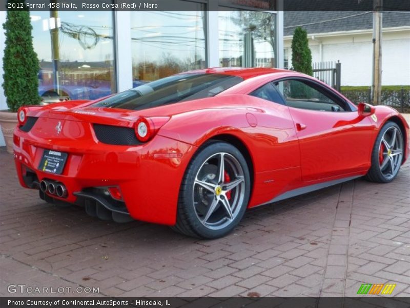 Rosso Corsa (Red) / Nero 2012 Ferrari 458 Italia