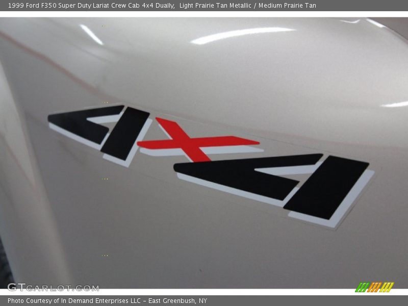 Light Prairie Tan Metallic / Medium Prairie Tan 1999 Ford F350 Super Duty Lariat Crew Cab 4x4 Dually