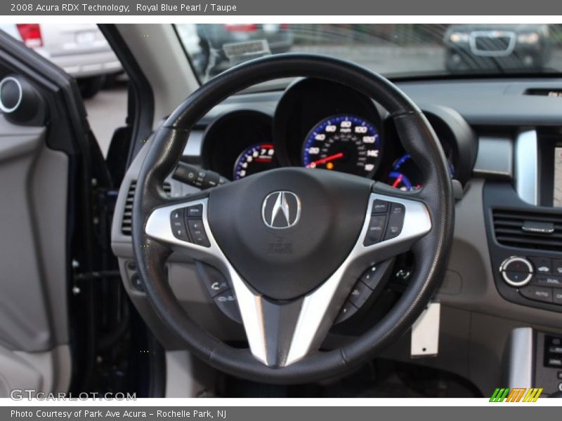 Royal Blue Pearl / Taupe 2008 Acura RDX Technology