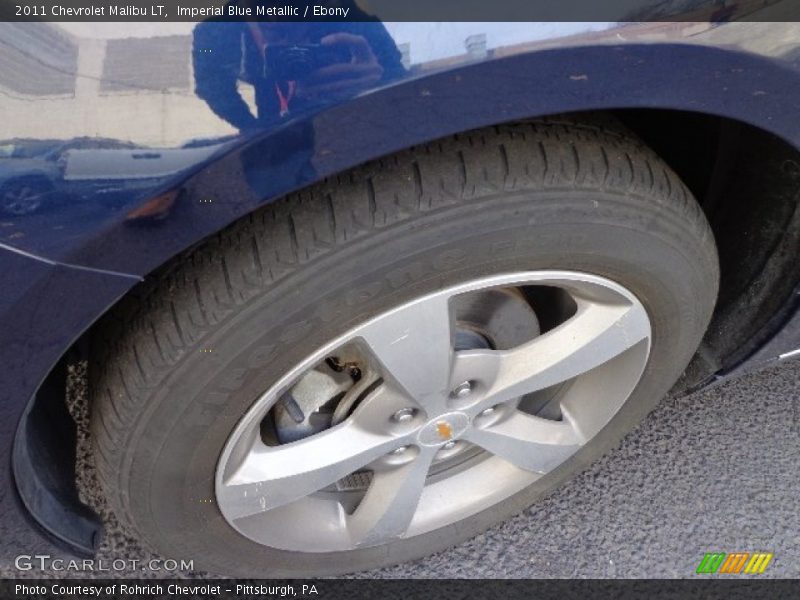 Imperial Blue Metallic / Ebony 2011 Chevrolet Malibu LT