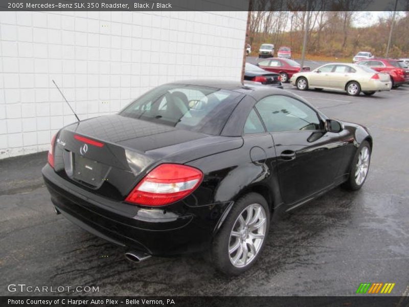 Black / Black 2005 Mercedes-Benz SLK 350 Roadster