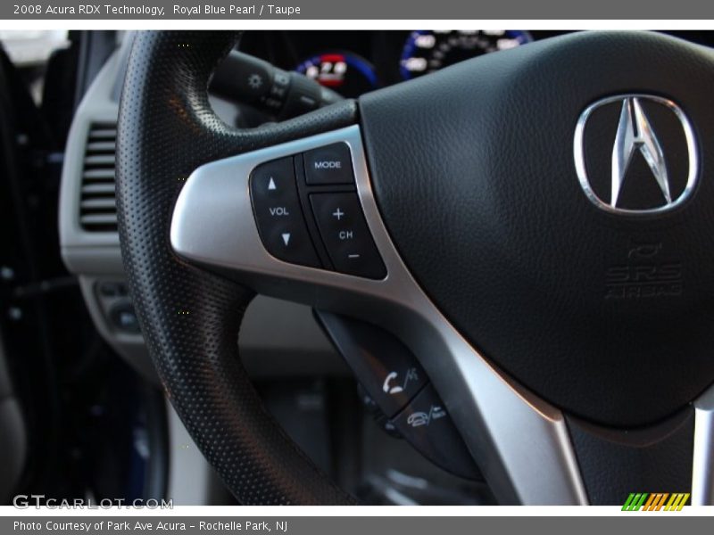 Royal Blue Pearl / Taupe 2008 Acura RDX Technology
