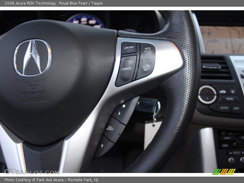 Royal Blue Pearl / Taupe 2008 Acura RDX Technology