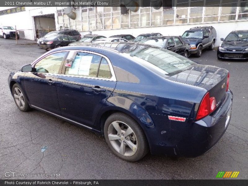 Imperial Blue Metallic / Ebony 2011 Chevrolet Malibu LT
