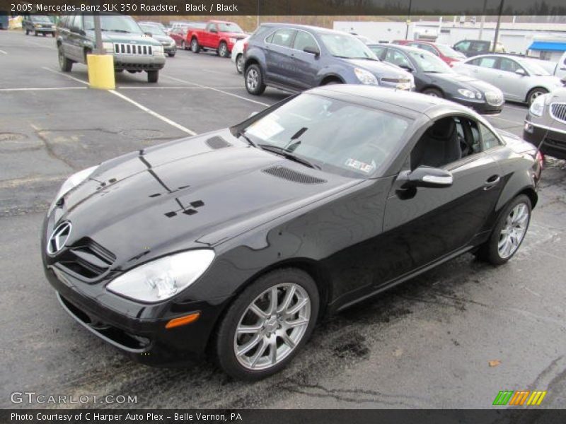 Black / Black 2005 Mercedes-Benz SLK 350 Roadster