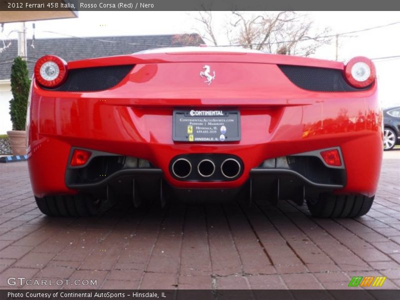 Rosso Corsa (Red) / Nero 2012 Ferrari 458 Italia