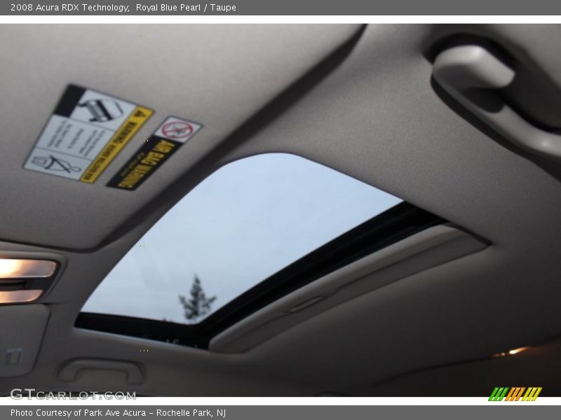 Royal Blue Pearl / Taupe 2008 Acura RDX Technology