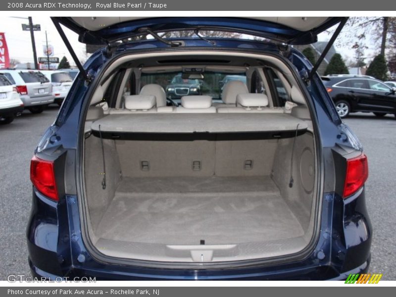 Royal Blue Pearl / Taupe 2008 Acura RDX Technology