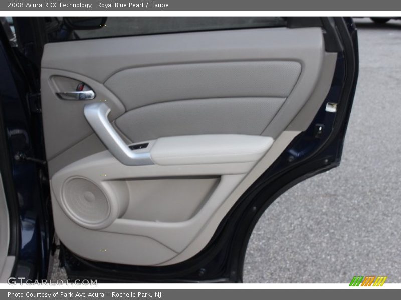 Royal Blue Pearl / Taupe 2008 Acura RDX Technology